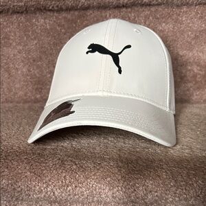 Puma ivory Cap with Black Logo